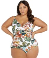 Artesands Into the Saltu Delacroix Cross Front D-G Cup One Piece Swimsuit - White Swim