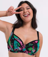 Curvy Kate Reality Check Balcony Bra - Print Mix Multicolour Bras
