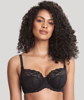 Panache Envy Underwired Balconnet Bra - Black Bras