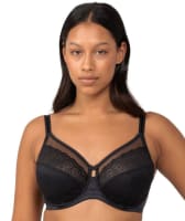 Triumph Sheer Underwired Bra - Black Bras 