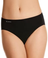 Jockey No Panty Line Promise Tactel Hi Cut Brief - Black Knickers 10