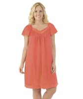 Exquisite Form Flutter Sleeve Gown - Passion Sleep / Lounge