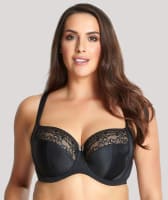 Sculptresse Chi Chi Underwired Balconnet Bra Black - Black