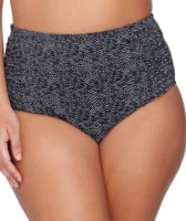 Artesands Zig Zag Botticelli High Waist Swim Brief - Black Swim