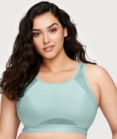 Glamorise No-Sweat Mesh Sports Bra - Jade Bras