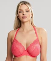 Panache Addison Non Padded Underwired Plunge Bra - Paradise Pink Bras