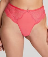 Panache Addison High Waist Brazilian Brief - Paradise Pink Knickers
