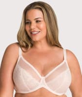 Triumph Sheer Minimizer Bra - Nude Pink Bras