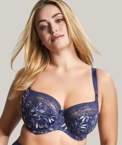 Sculptresse Chi Chi Underwired Balconnet Bra - Blue Meadow Bras 