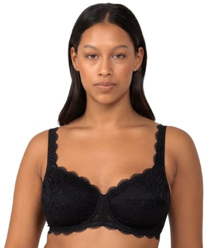 Triumph Essential Lace Balconette Bra - Black Bras 
