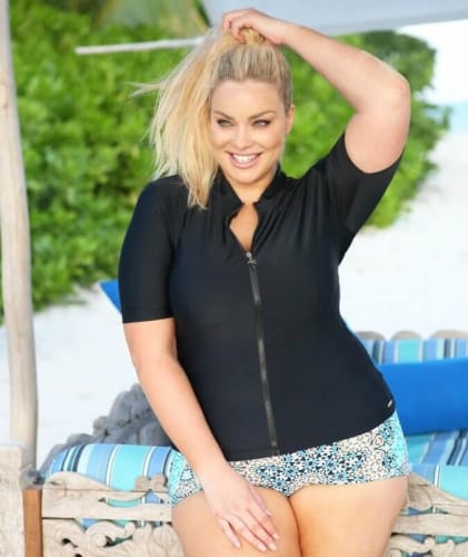 Capriosca Plain Short Sleeve Wetshirt - Black Swim 10