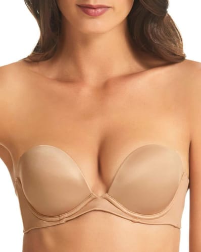 Finelines Refined 6-way Low Cut Strapless Bra - Nude Bras 