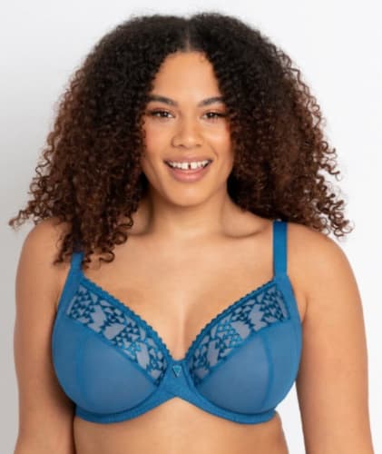 Curvy Kate Centre Stage Full Plunge Bra - Blue Bras 