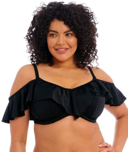 Elomi Swim Plain Sailing Underwired Bikini Top - Black Swim 