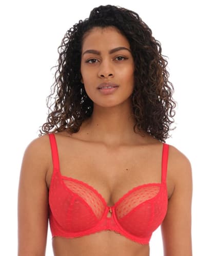 Freya Signature Underwired Plunge Bra - Chili Red Bras 6D Chili Red 