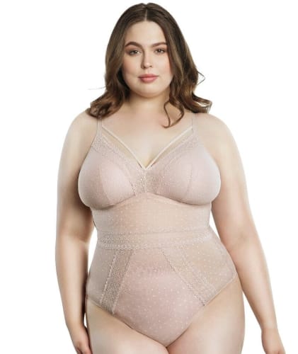 Parfait Mia Dot Plus Bodysuit - Cameo Rose Bras 