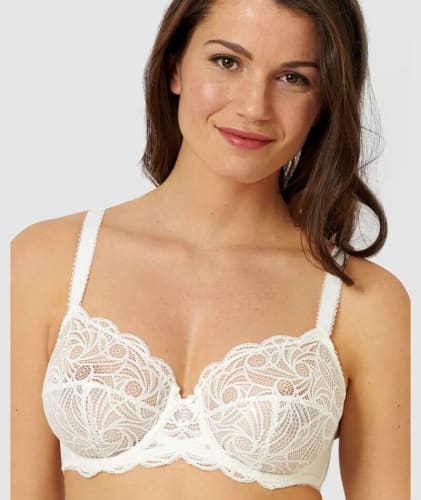 Sans Complexe Ariane Full Cup Underwired Lace Bra - Ivory Bras 