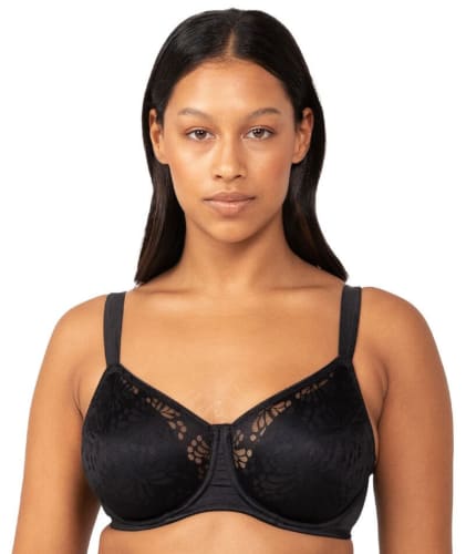 Triumph Lacy Minimizer Bra - Black 