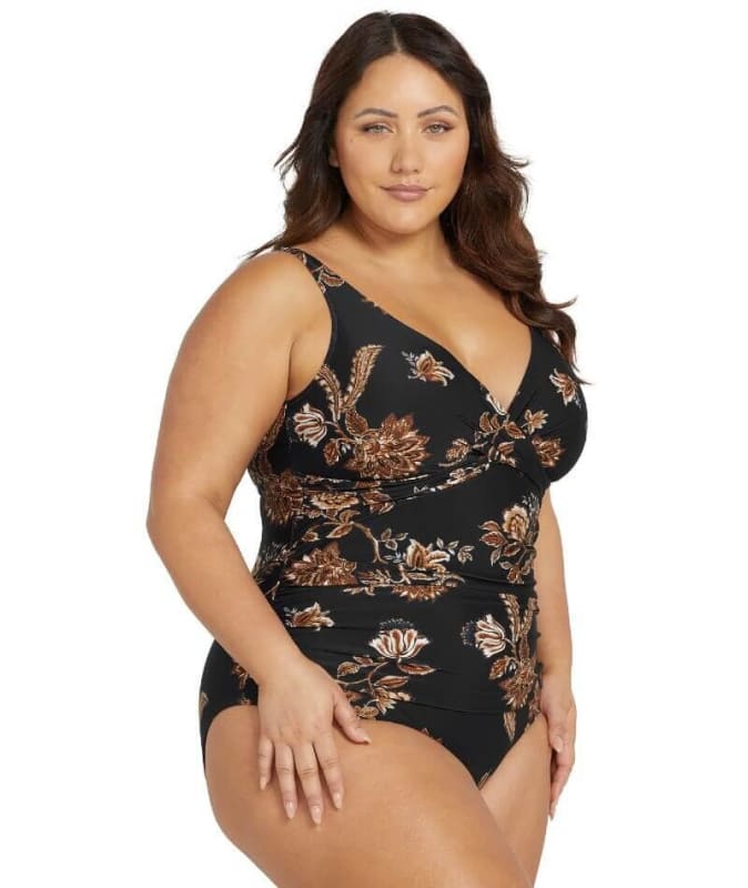 Artesands Chantique Delacroix Cross Front D-G Cup One Piece Swimsuit - Black Swim