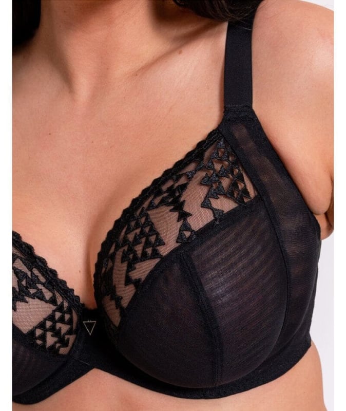 Curvy Kate Centre Stage Full Plunge Bra - Black Bras 