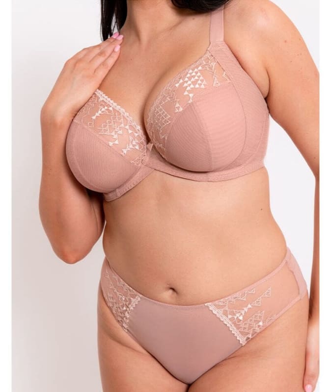 Curvy Kate Centre Stage Full Plunge Bra - Latte Bras