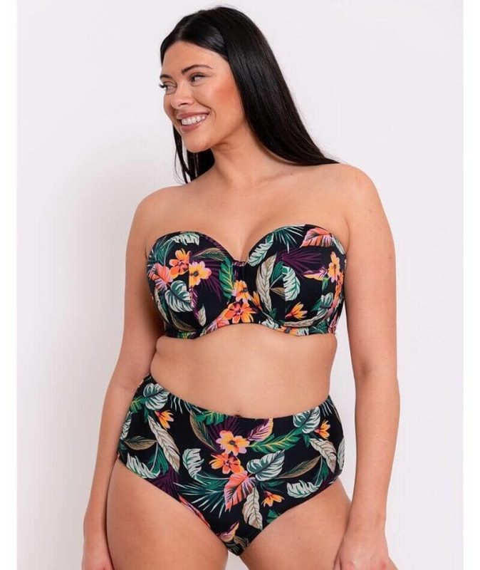 Curvy Kate Cuba Libre High Waist Brief - Print Mix Swim