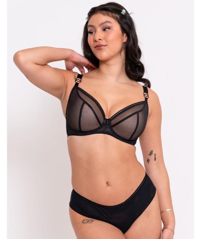 Curvy Kate Lifestyle Plunge Bra - Black Bras 