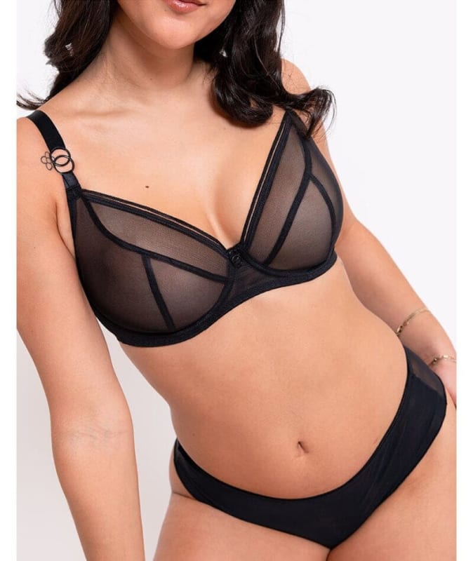 Curvy Kate Lifestyle Plunge Bra - Black Bras 