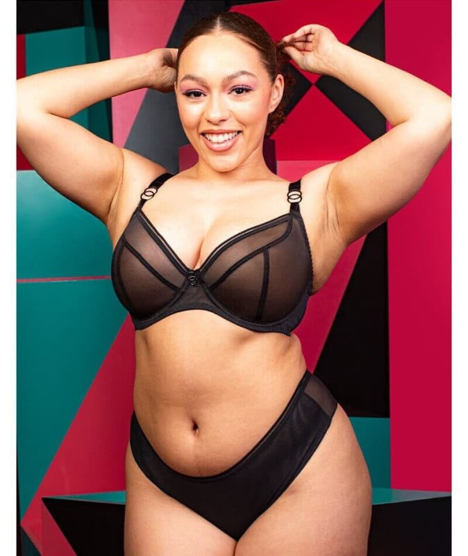 Curvy Kate Lifestyle Plunge Bra - Black Bras 