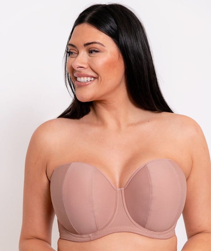 Curvy Kate Luxe Strapless Bra - Latte Bras