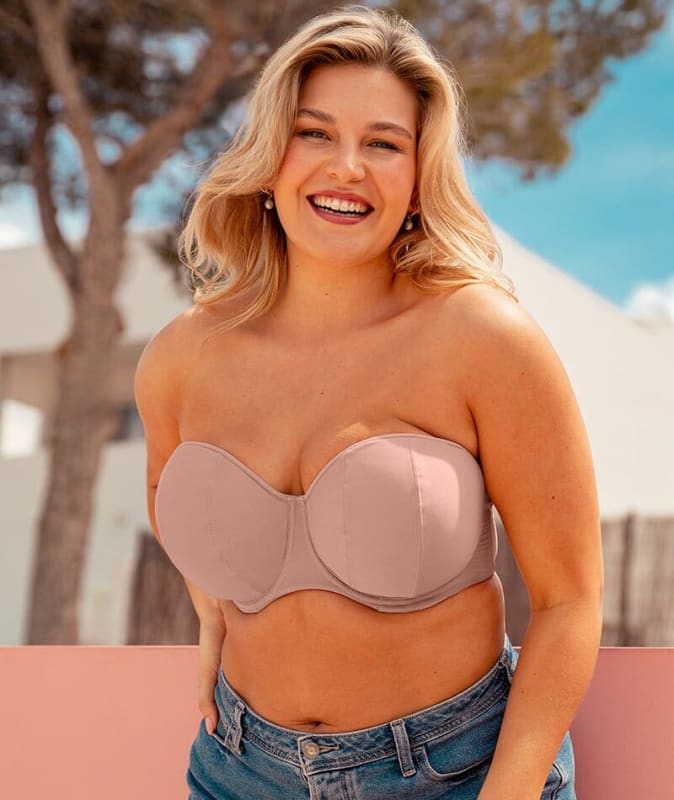 Curvy Kate Luxe Strapless Bra - Latte Bras