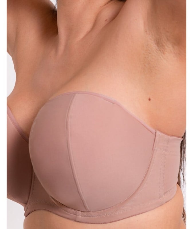 Curvy Kate Luxe Strapless Bra - Latte Bras