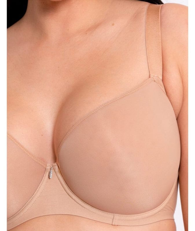 Curvy Kate Smoothie Spacer T-Shirt Plunge Bra - Latte Bras