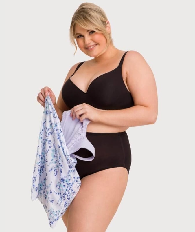 Curvy Lingerie Floral Washbag - Large Bra Accessories 