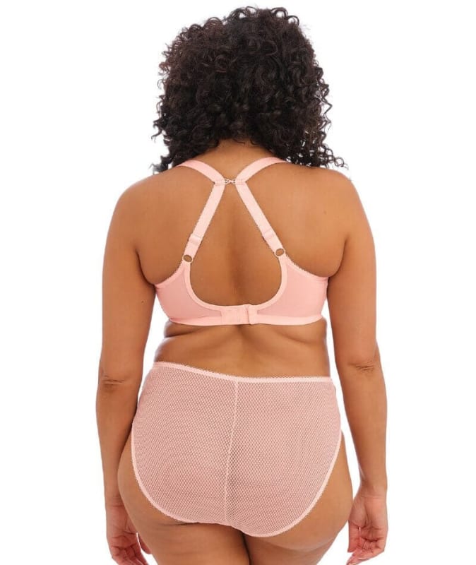 Elomi Charley Underwire Stretch Plunge Bra - Ballet Pink Bras 