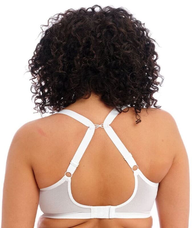 Elomi Matilda Underwired Plunge Bra - White Bras 