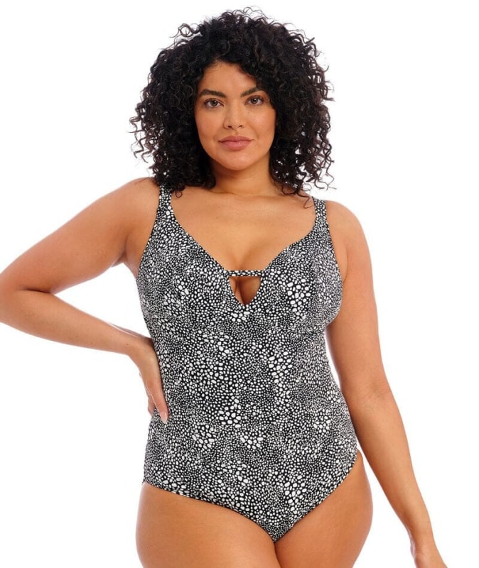 Elomi Swim Pebble Cove Non-Wired Swimsuit - Black Swim