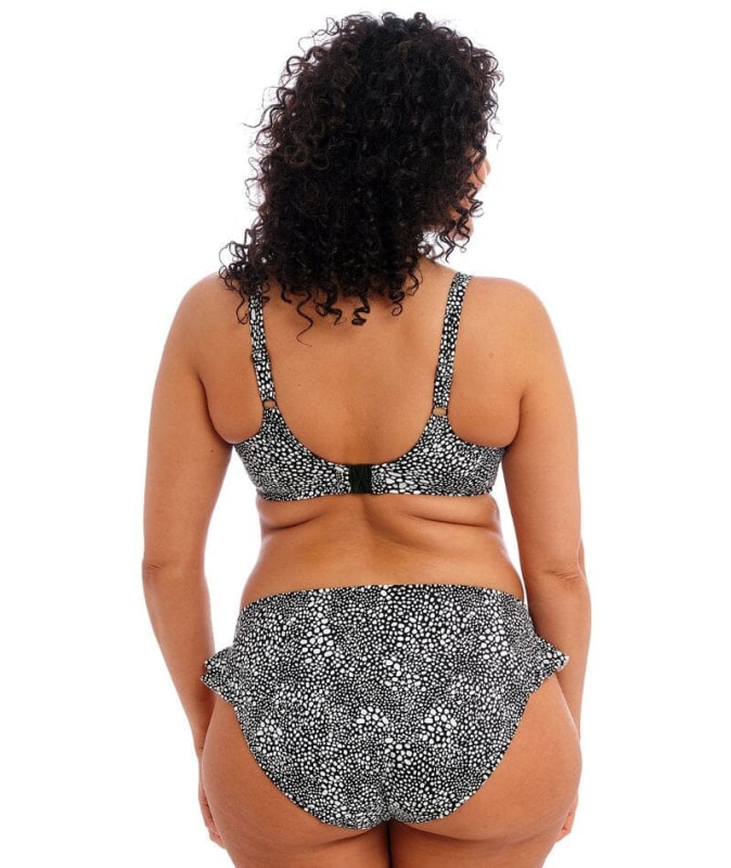 Elomi Swim Pebble Cove High Leg Brief - Black Swim