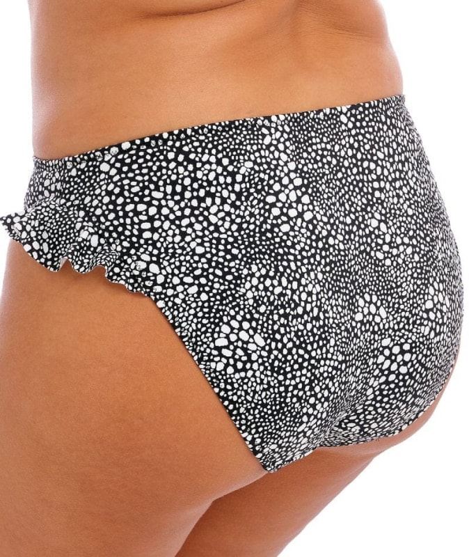 Elomi Swim Pebble Cove High Leg Brief - Black Swim