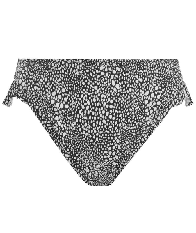 Elomi Swim Pebble Cove High Leg Brief - Black Swim