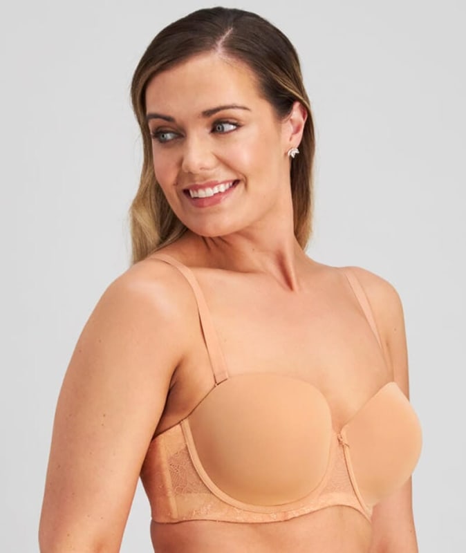 Fayreform Magic Makeover Strapless Bra - Cork/Scallop Shell Bras