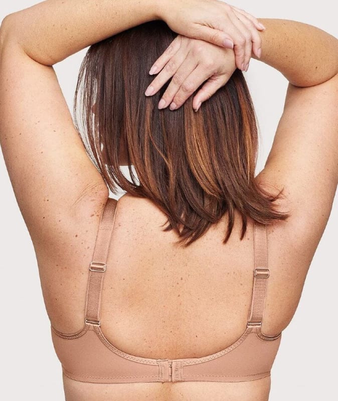 Glamorise Lace Comfort WonderWire Bra - Cappuccino Bras