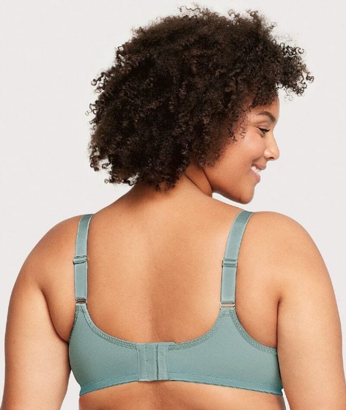 Glamorise Lace Comfort WonderWire Bra - Jade Bras