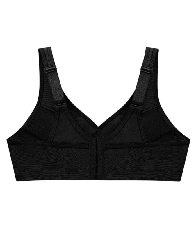 Glamorise Magiclift Active Support Wire-Free Bra - Black Bras 