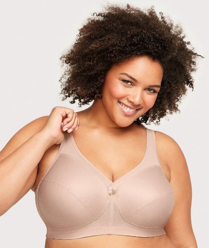 Glamorise Magiclift Active Support Wire-Free Bra - Cafe Bras