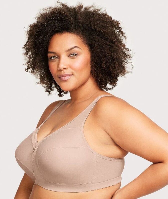Glamorise Magiclift Active Support Wire-Free Bra - Cafe Bras