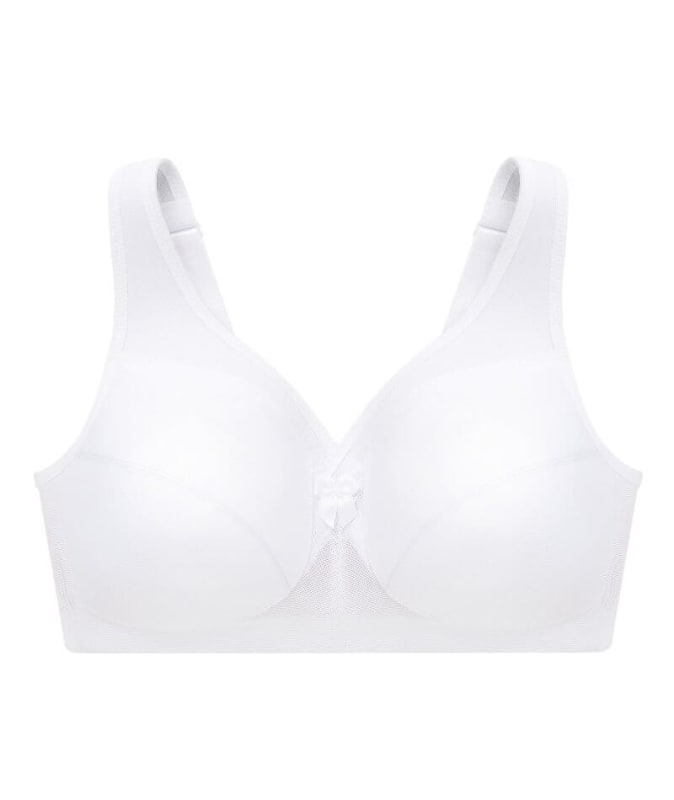 Glamorise Magiclift Active Support Wire-Free Bra - White Bras 