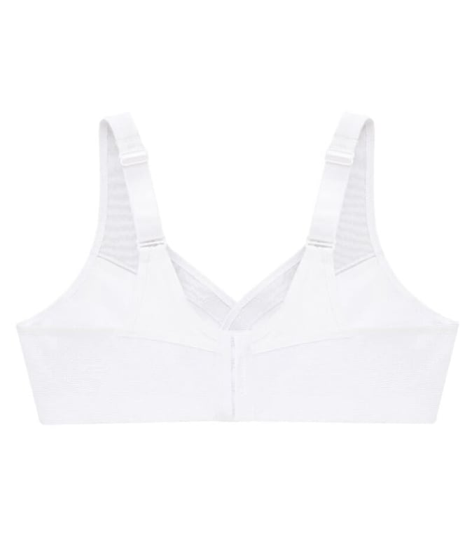 Glamorise Magiclift Active Support Wire-Free Bra - White Bras