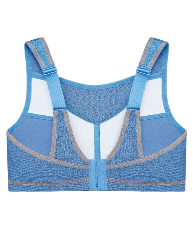 Glamorise No-Bounce Camisole Elite Wire-Free Sports Bra - Light Denim Bras