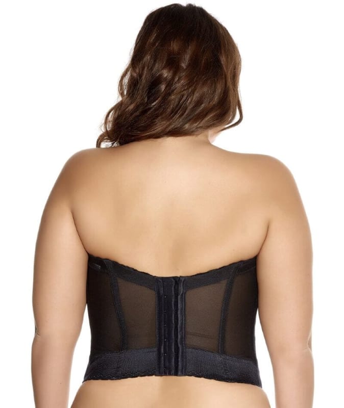 Goddess Lace Bridal Bustier - Black Bras